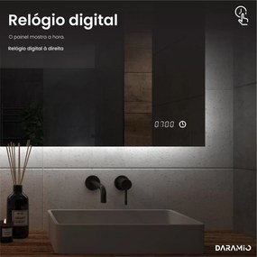 Espelho redondo com luz E3