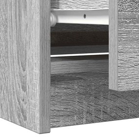 Móvel de TV 100x35x54 cm derivados de madeira cinzento sonoma