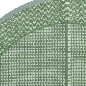 Tapete de exterior Ø160 cm ARAKIL PP Verde
