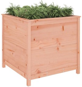 Vaso/floreira de jardim 82,5x82,5x78 cm madeira douglas maciça