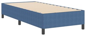 Estrutura de Cama vidaXL Azul 90x190 cm em Tecido Corduroy