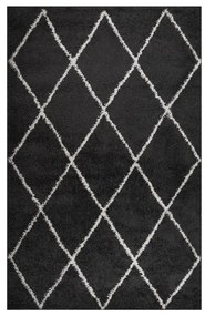 vidaXL Tapete shaggy de pelo alto 200x290 cm creme/antracite