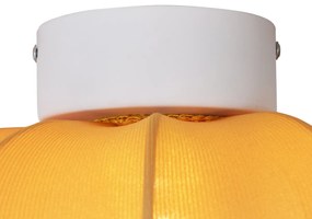 Candeeiro de Teto Japandi Dourado 37cm - Plu Asyesha Japandi