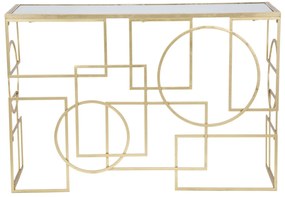 MESA CONSOLA MARIE 120X41X81 CM DOURADO