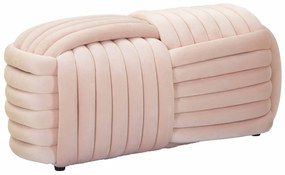 BANCO SOFTY ROSA 90X45X45 CM
