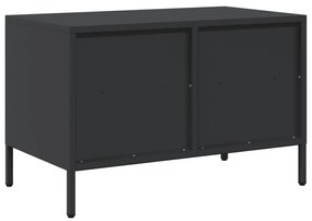 Móvel de TV 68x39x43,5 cm aço laminado a frio preto