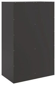Aparador 67x39x107 cm aço preto