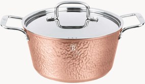 Panela antiaderente com tampa Hammered Copper