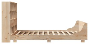 Cama sem colchão 135x190 cm madeira de pinho maciça