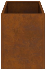 Vaso de Jardim Castanho 50 x 32 x 40 cm Aço envelhecido