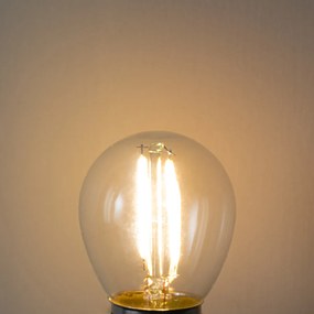 Conjunto de 5 E27 dimbare LED lamp P45 helder glas 3W 250 lm 2200K