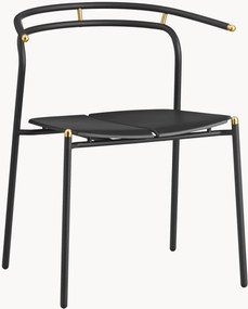 Cadeira de jardim com braços em metal Novo