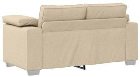 Sofá Creme 160 x 77 x 82 cm Tecido