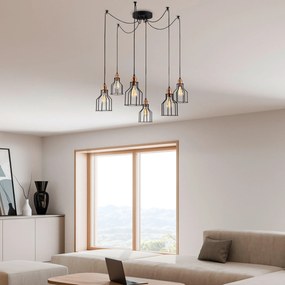 Candeeiro de Teto Alacati – Preto – 137 cm