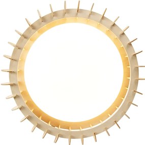 Plafon Escandinavo Bege 40cm incl. LED - Monte Escandinavo