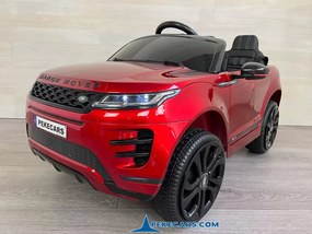 Carro elétrico para crianças Range Rover Evoque 12V 2.4G Vermelho Metalizado