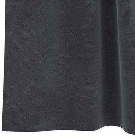 Cortinas Blackout vidaXL com Laços para Pendurar 2 pcs Veludo Cinza Cl