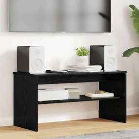 vidaXL Gabinete para TV Carvalho Preto 80 x 35 x 40 cm