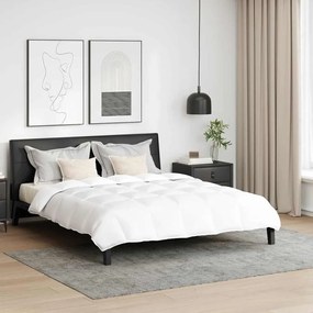 vidaXL Conjunto de Edredom com travesseiro 3 pcs Branco Pena de ganso