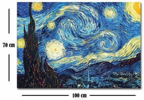 Pintura Decorativa em Tela 70100FAMOUSART-052 – Multicolor – 70 x 100