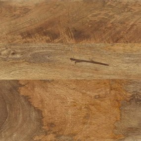 Aparador castanho 60x33x75 cm madeira de mangueira maciça