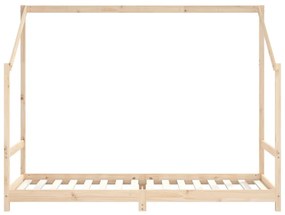 Estrutura de cama infantil 2x(90x200) cm pinho maciço