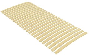 vidaXL Estrado de ripas com 24 ripas 90x200 cm