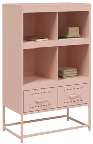 Móvel alto 68x39x111,5 cm aço rosa