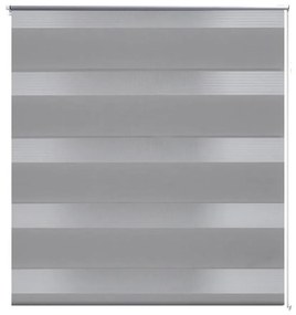 Estore de rolo 100 x 175 cm, linhas de zebra / Cinza