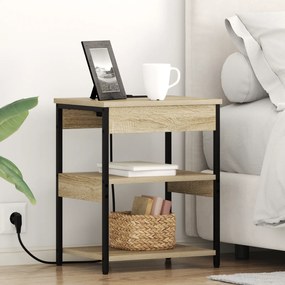 vidaXL Armários de Canto 2 pcs Carvalho sonoma 41 x 31 x 51 cm