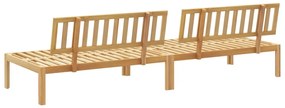 Sofá de centro paletes 2 pcs p/ jardim madeira de acácia maciça