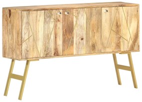 Aparador 118x30x75 cm madeira de mangueira maciça