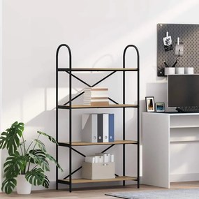 vidaXL Estante Carvalho Artesanal 80 x 30 x 146 cm Madeira processada