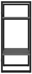 Estante com 2 prateleiras 40x30x70 cm derivados madeira cinza