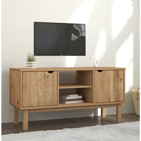 Móvel de TV Sidney de 113cm em Madeira Maciça - Cor Natural - Design E