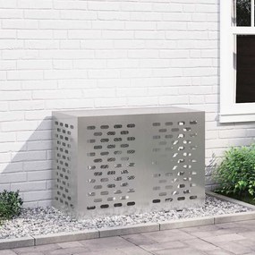 vidaXL Capa para Ar Condicionado 100x50x70 cm Aço Inoxidável