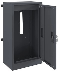 caixa de correio Antracite 30 x 23 x 55 cm Aço