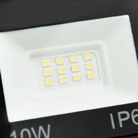 Projetores c/ iluminação LED 2 pcs 10 W branco frio