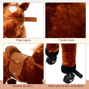 Cavalo de Brinquedo para Crianças de +3 Anos Cavalo de Brinquedo com R