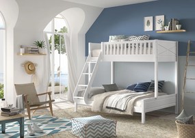 Conjunto cama Infantil SCOTT + cama familiar BRANCA