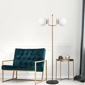 Candeeiro de Pé Antler – Dourado – 62 x 30 x 162 cm