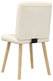 Cadeiras de jantar 4 pcs linho