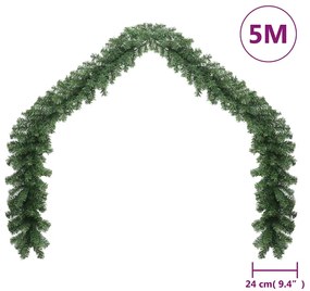 Grinalda de Natal com luzes LED 5 m