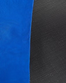 Trampolim azul e preto ⌀ 366 cm RISATA Beliani
