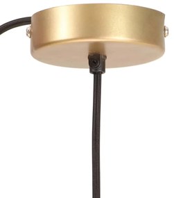 Candeeiro suspenso redondo 25 W 17 cm E27 bronze