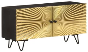 Móvel de TV 90x30x45 cm madeira de mangueira maciça