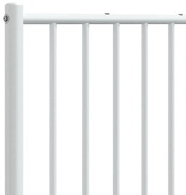 Cabeceira de cama 160 cm metal branco