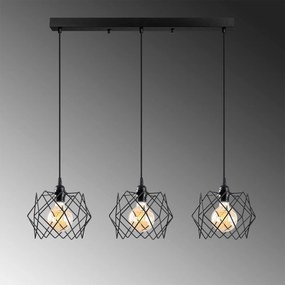 Candeeiro Karakas – Preto – 98 x 24 cm