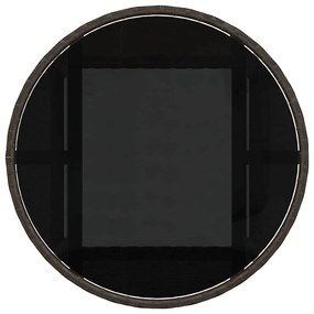 Conjunto de Jantar 5 Peças Jardim Castanho Polirattan