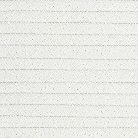 Cesto de arrumação Ø49x65 cm algodão preto e branco